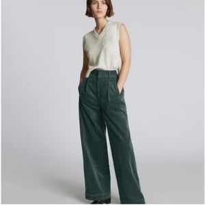 Everlane Corduroy way-high drape pants